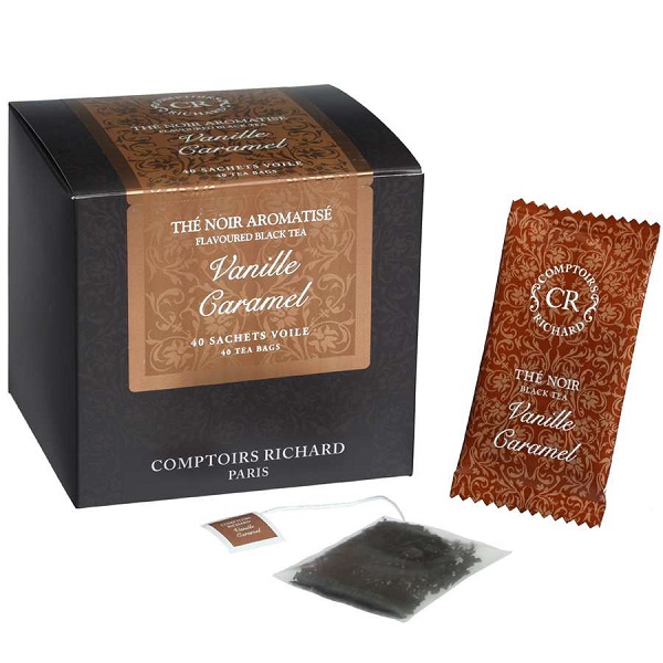 Thé – vanille caramel la boite de 40 sachets – André Claude